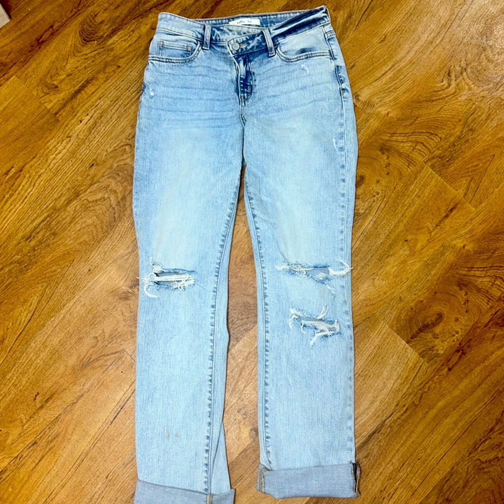 Willow & Root jeans cross over 28